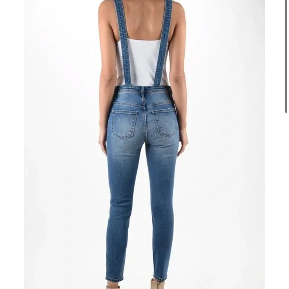 ❌SOLD❌
 Won't Let You Go Denim Overalls - Picture 2 of 14